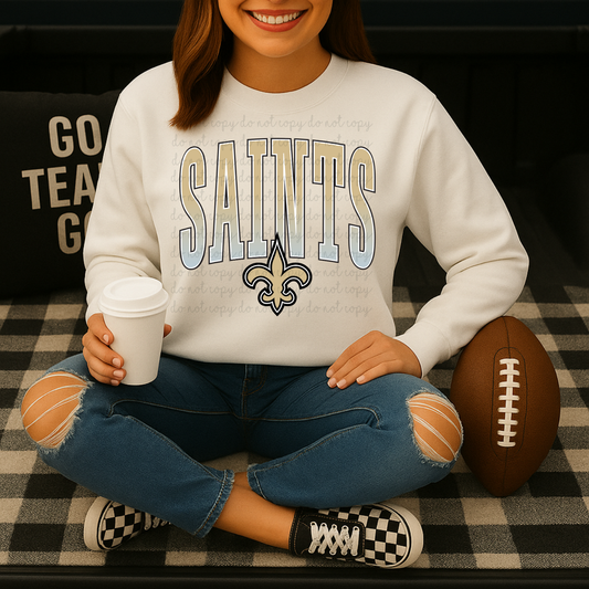 Saints DTF Transfers