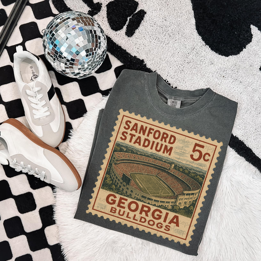 Vintage Stamp Sanford Stadium DTF Transfer