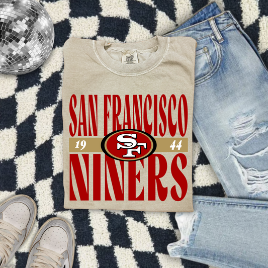 San Francisco Niners Score DTF Transfer