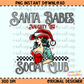 Santa Babes Social Club Christmas PNG Digital Download