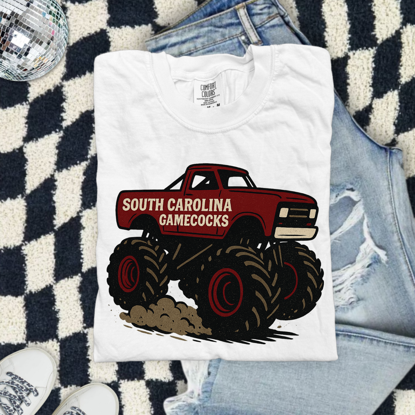 Monster Truck Game Day South Carolina Gamecocks DTF Transfer