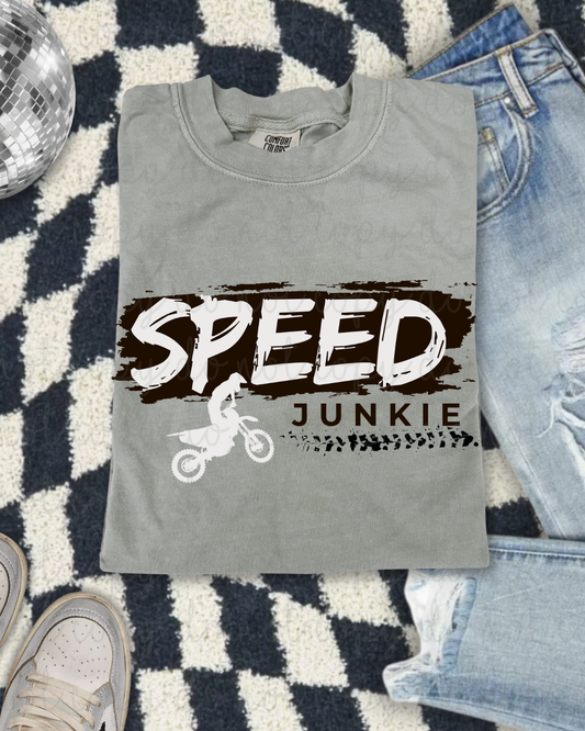 Speed Junkie Dirt Bike DTF Transfer
