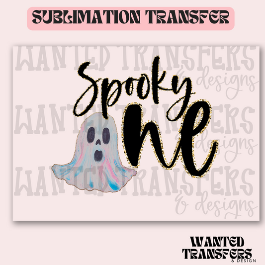 Spooky One Exclusive Sublimation Transfer