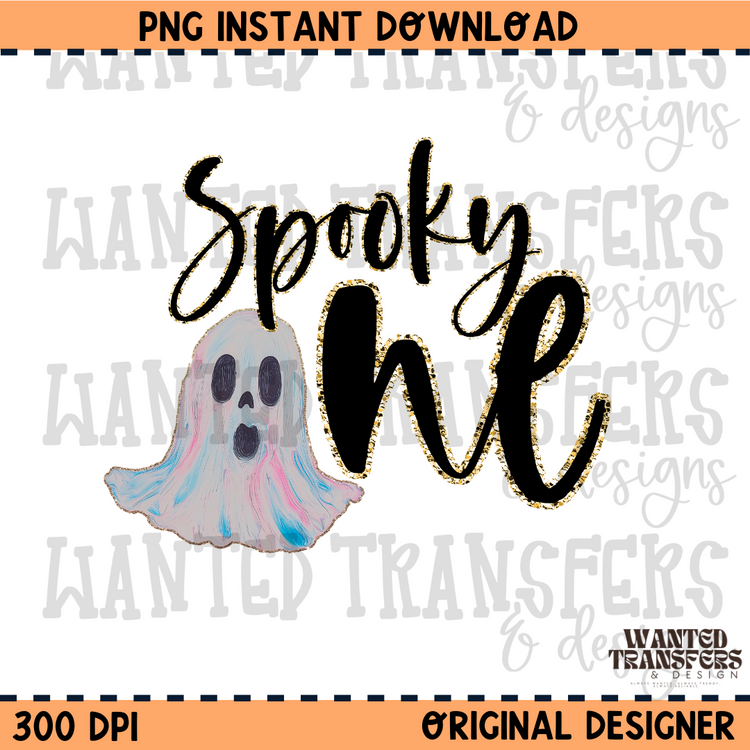 Spooky One PNG Digital Download