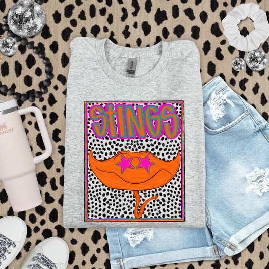 Preppy Stings (Orange) DTF Transfer