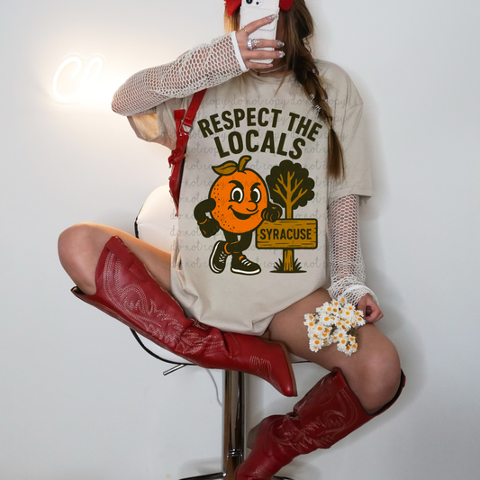 Respect the Locals Syracuse DTF Transfer