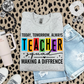 Teacher Squad DTF Transfer