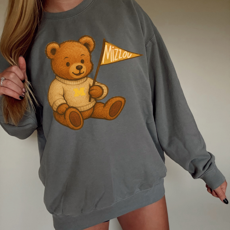 Teddy Mascot Mizzou DTF Transfer