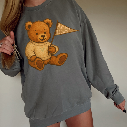 Teddy Mascot Vanderbilt DTF Transfer