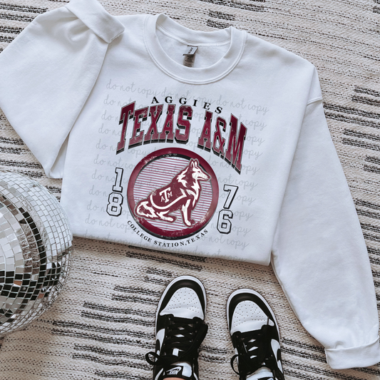 Texas A&M Aggies DTF Transfer
