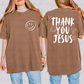 Thank You Jesus PNG Digital Download