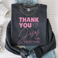 Thank You Jesus (Pink) DTF Transfer