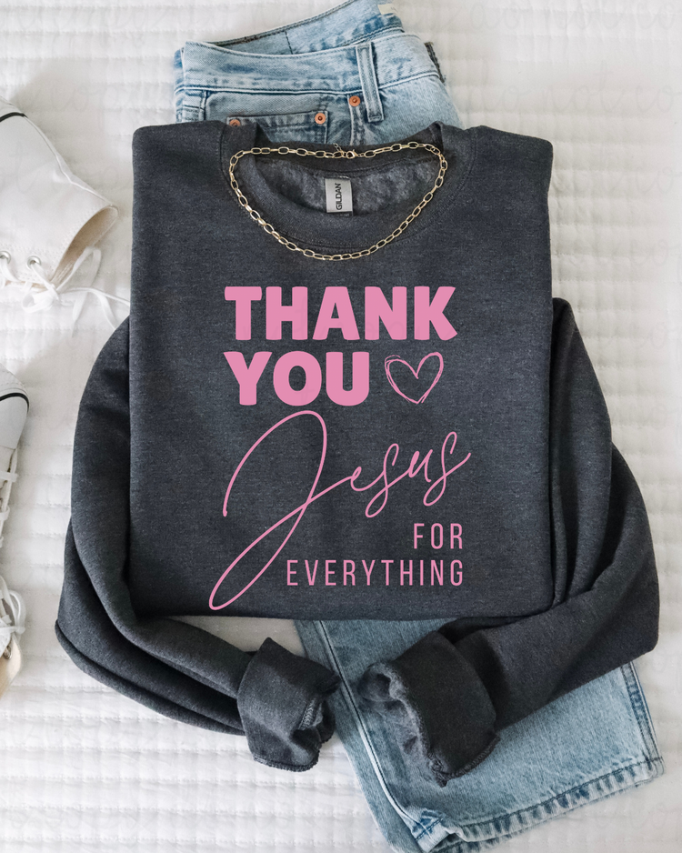 Thank You Jesus (Pink) DTF Transfer