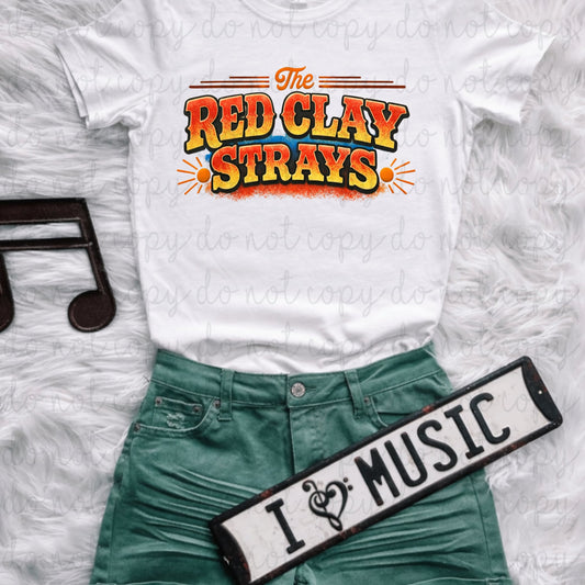 The Red Clay Strays DTF Transfer