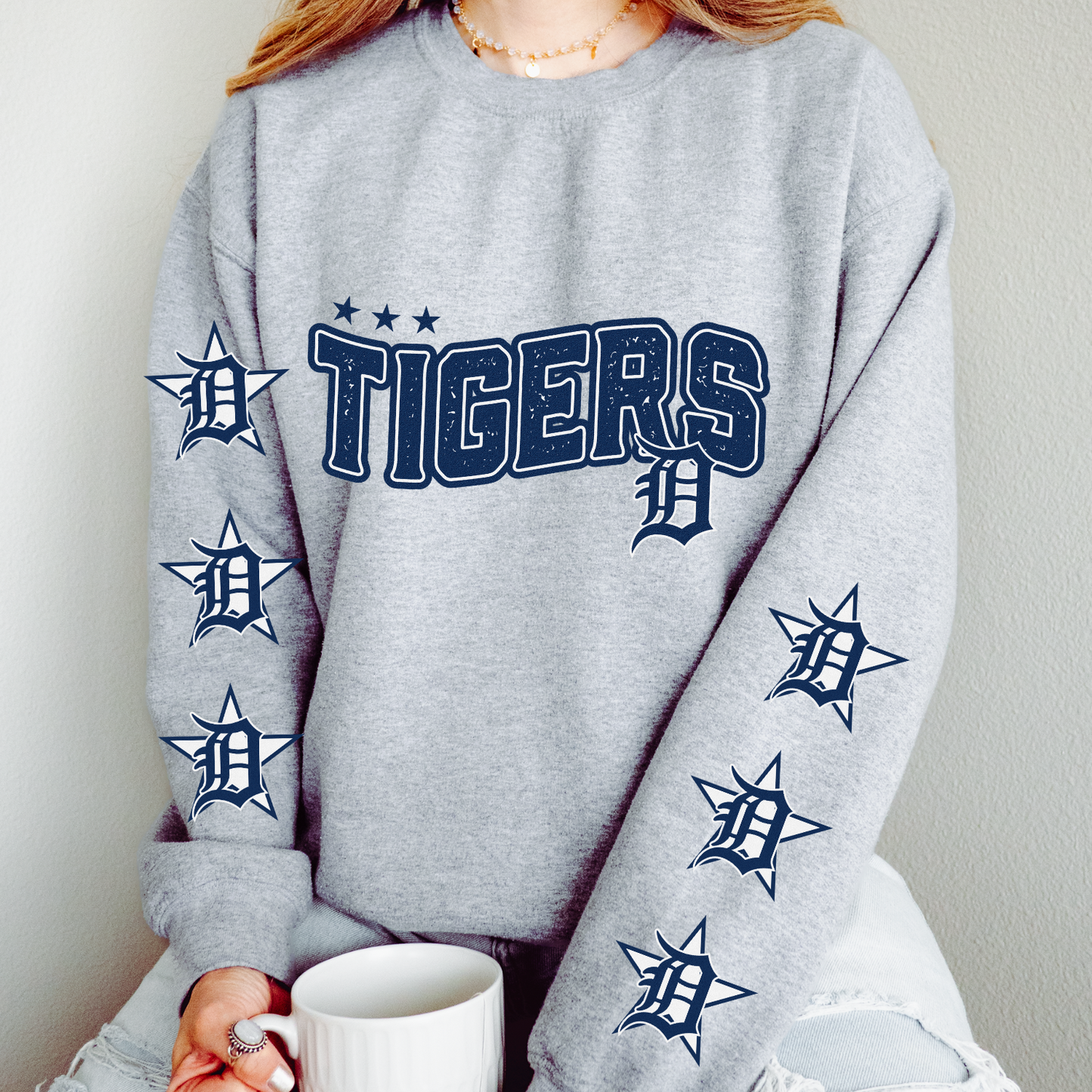 Tigers Star DTF Transfer (BOTH SLEEVE + FRONT)