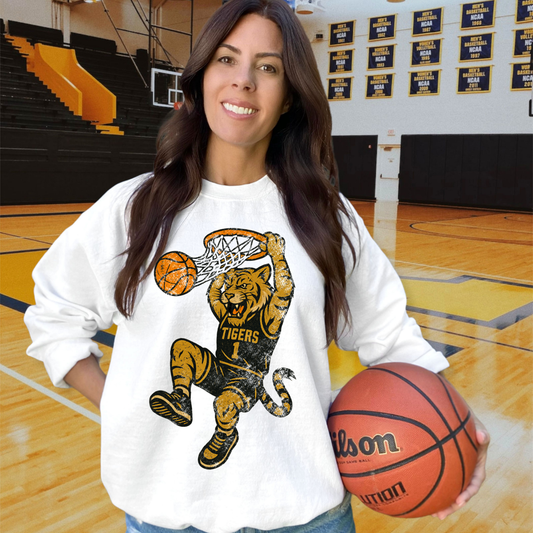 Tigers Black Gold DTF Transfer