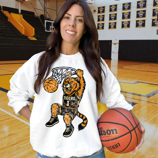 Tigers Orange Black DTF Transfer