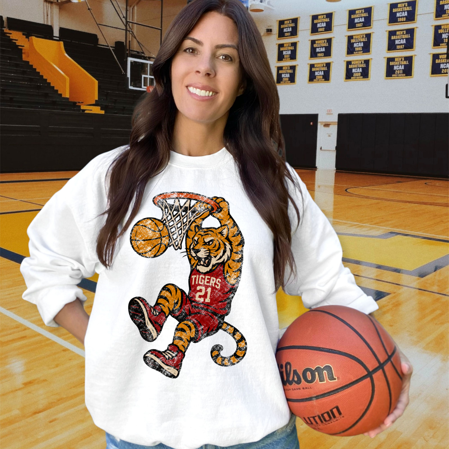 Tigers Red DTF Transfer