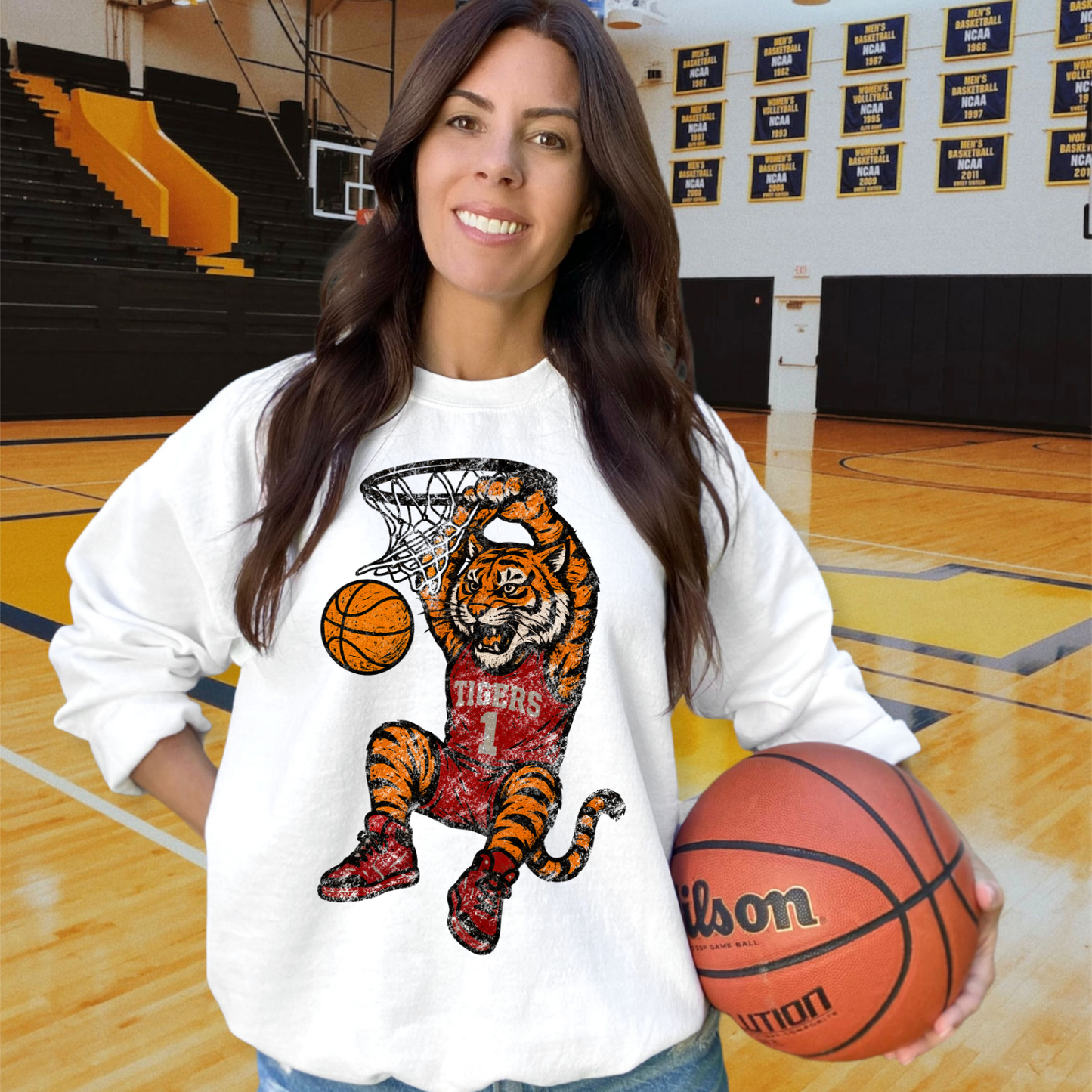 Tigers Red Grey DTF Transfer