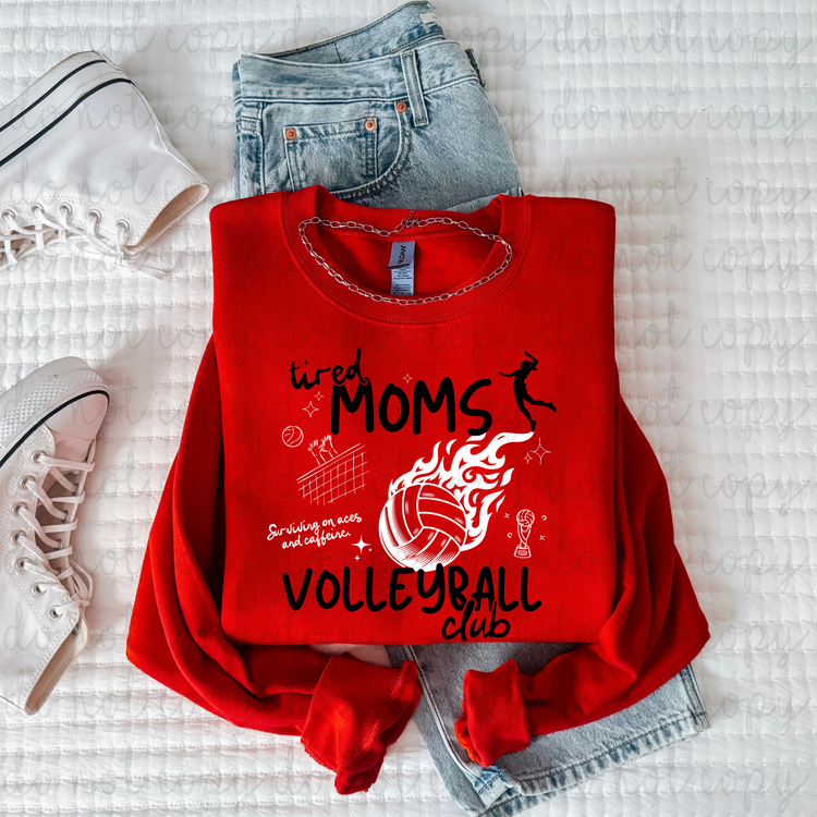 Tired Moms Volleyball Club DTF Transfer