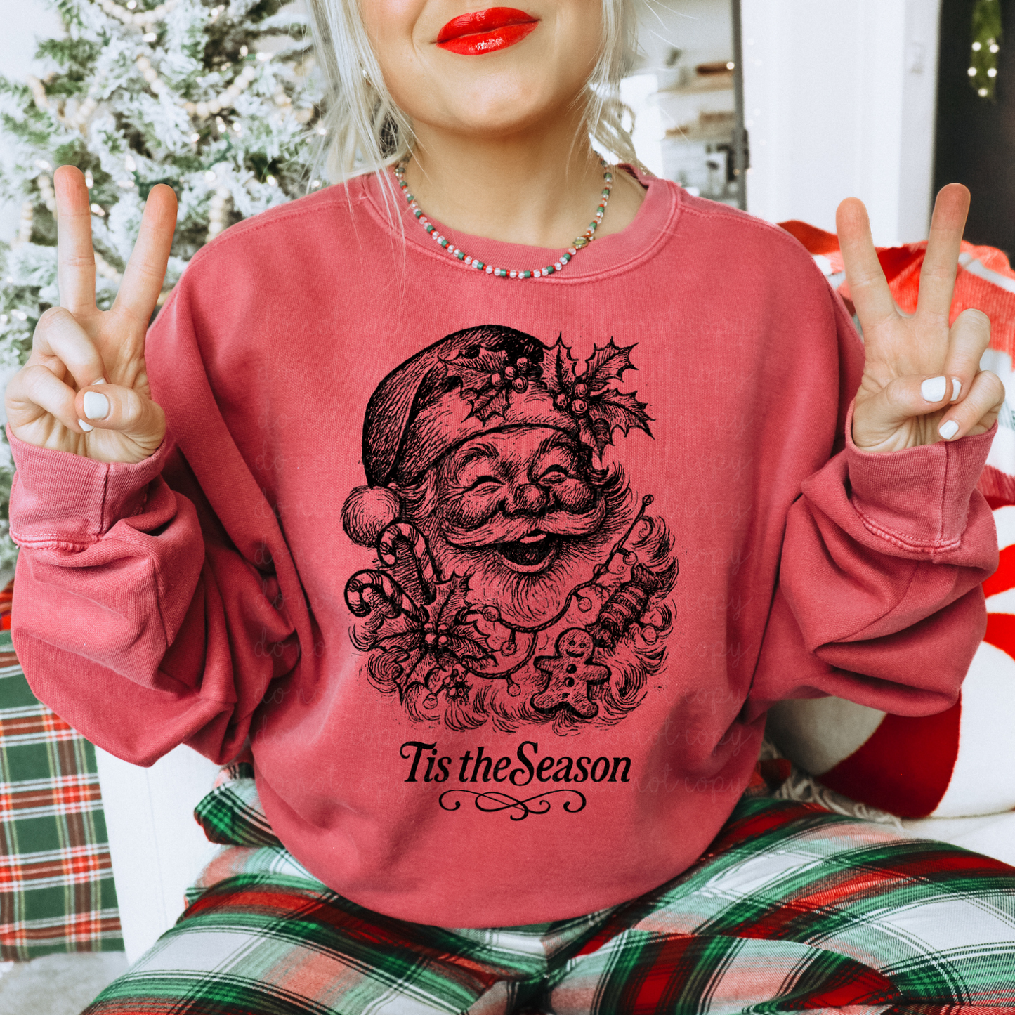 Tis The Season Santa DTF Transfer