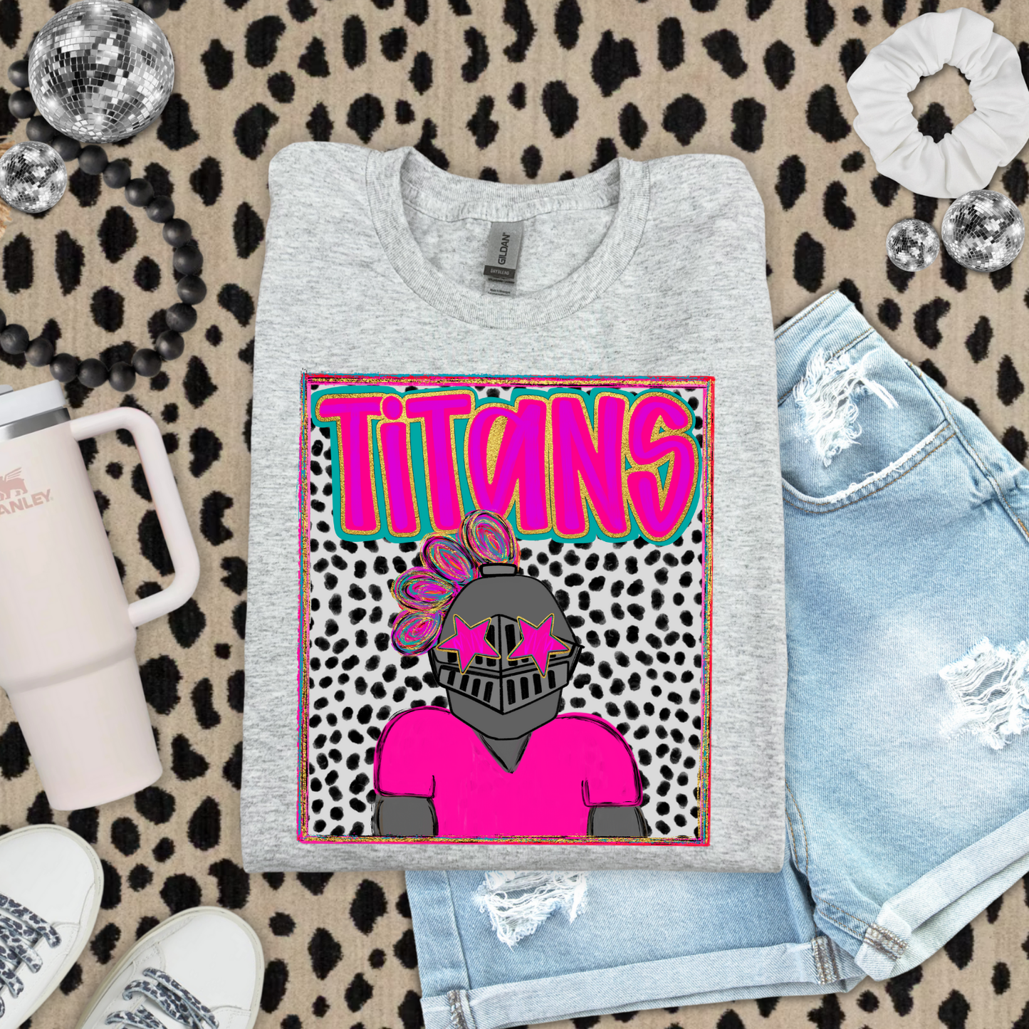 Preppy Titans DTF Transfer