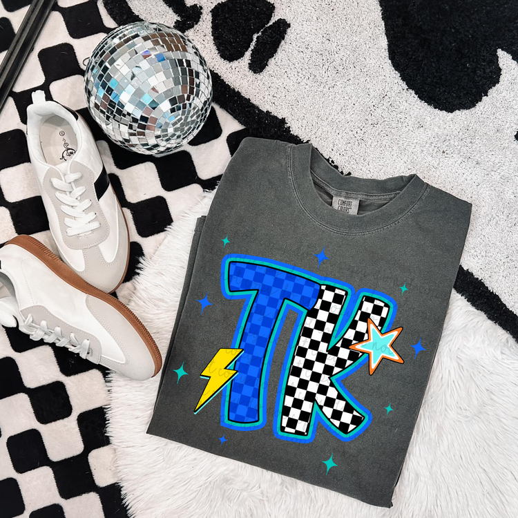 TK Retro Blue Stars DTF Transfers