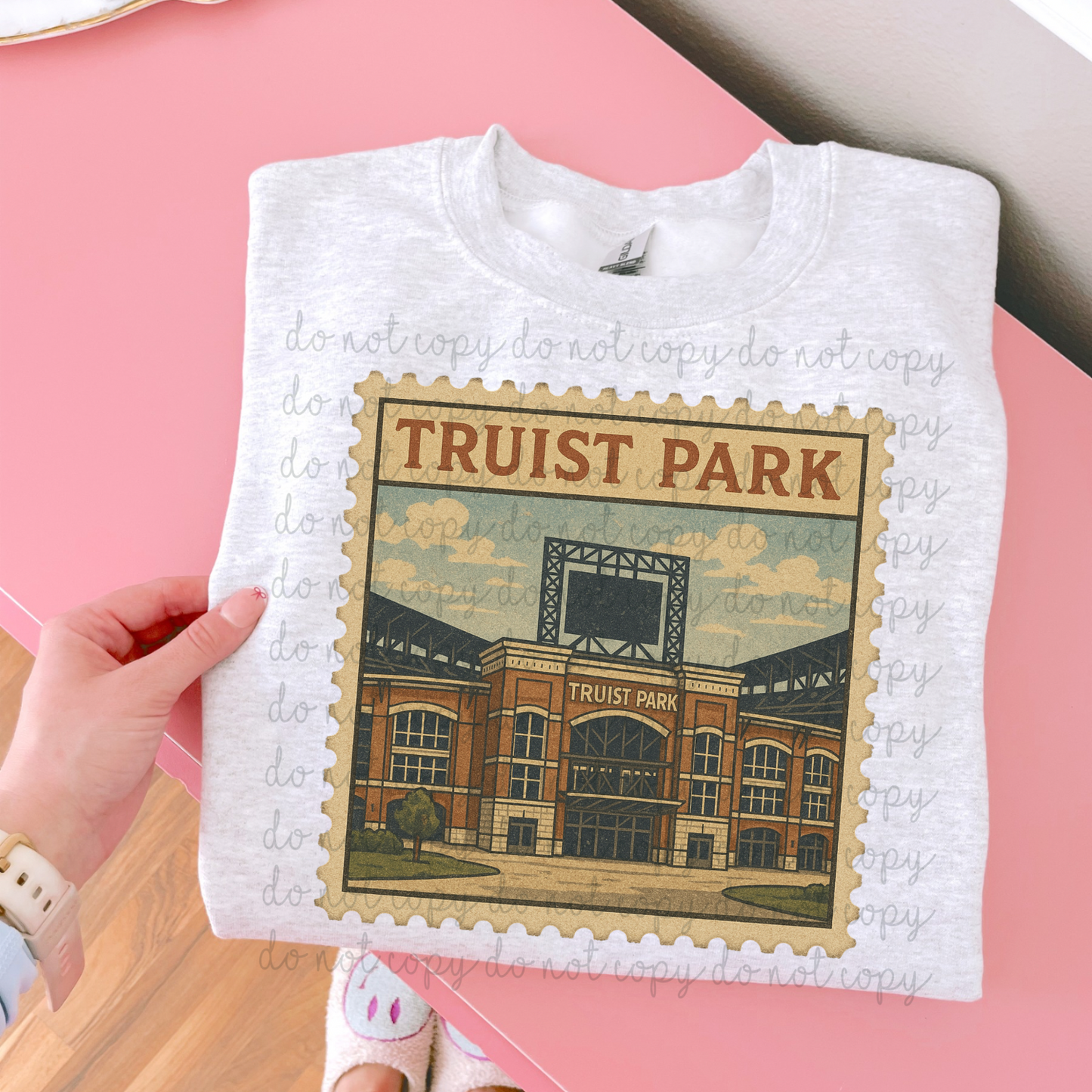 Vintage Stamp Truist Park DTF Transfer