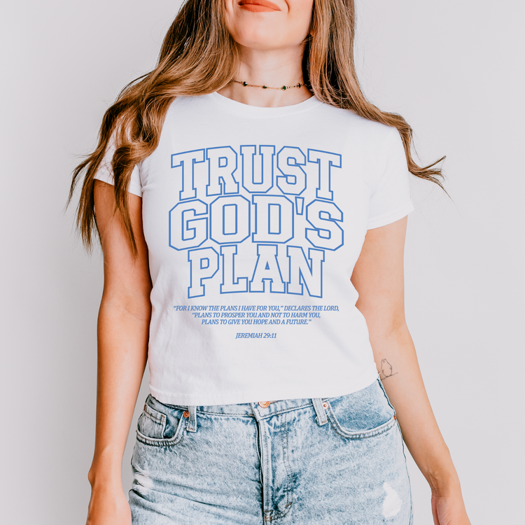 Trust God's Plan (Blue) DTF Transfer