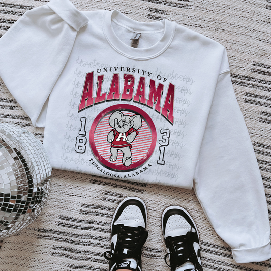 University Of Alabama DTF Transfer