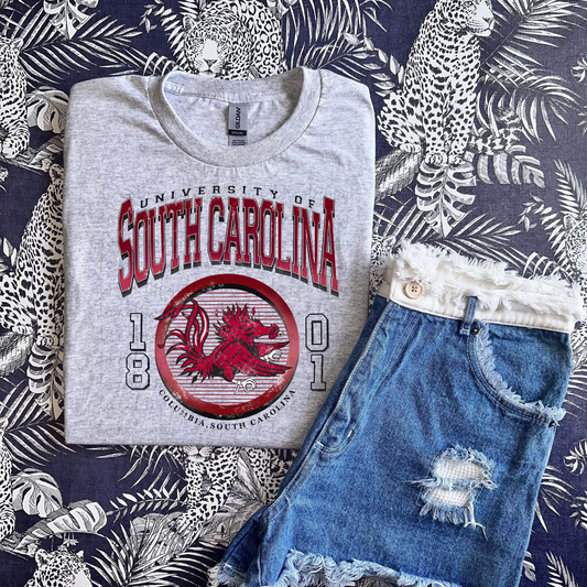 University Of South Carolina DTF Transfer