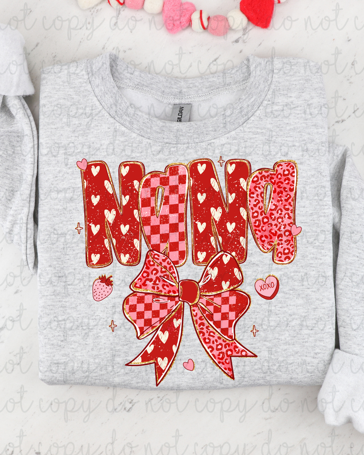 Valentine Nana DTF Transfer