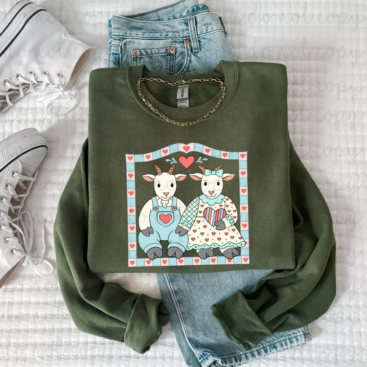 Vintage Goats DTF Transfer