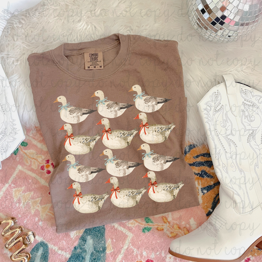 Vintage Geese DTF Transfer