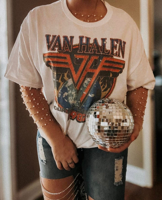 Vintage VH Tour DTF Transfer