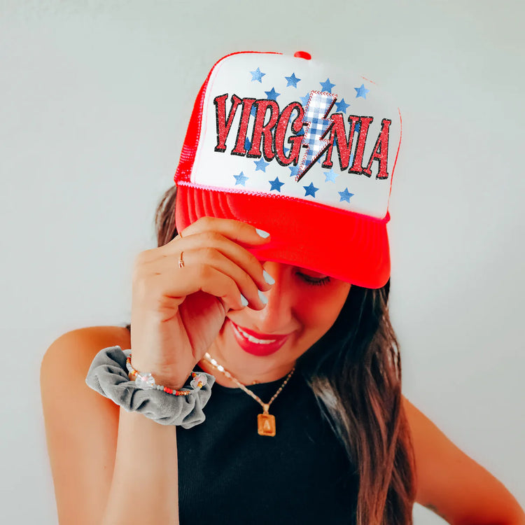 Retro Patriotic Virginia DTF Transfer