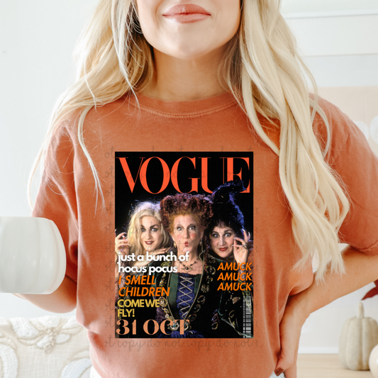 Vogue Oct 31 DTF Transfers