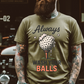 Always Wash Your Balls Funny Golf Clear Film Screen Print Transfer