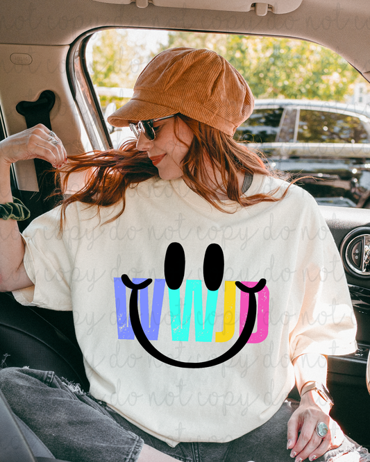 WWJD Smile DTF Transfer