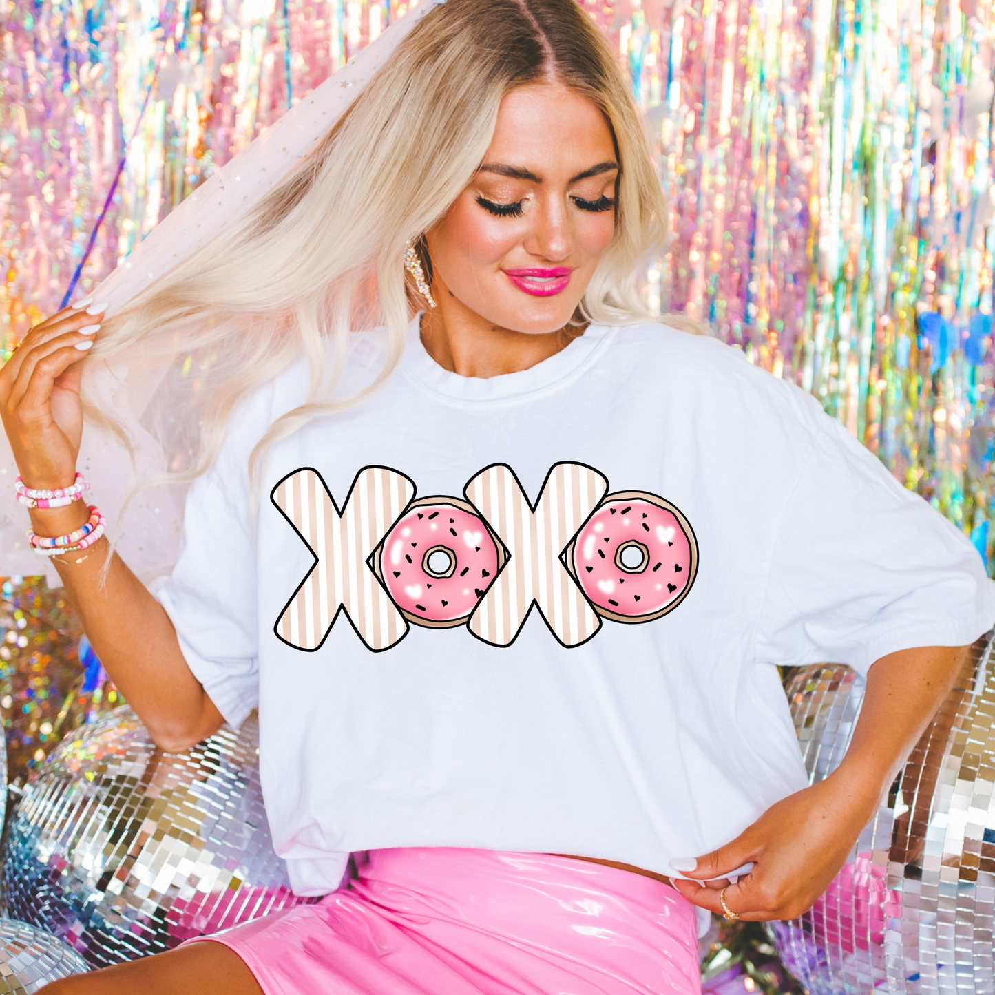 XOXO Donuts Valentine's PNG Digital Download