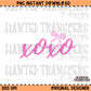 Pink Coquette XOXO PNG Digital Download
