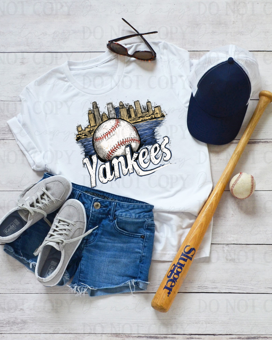Baseball Yankees DTF Transfer