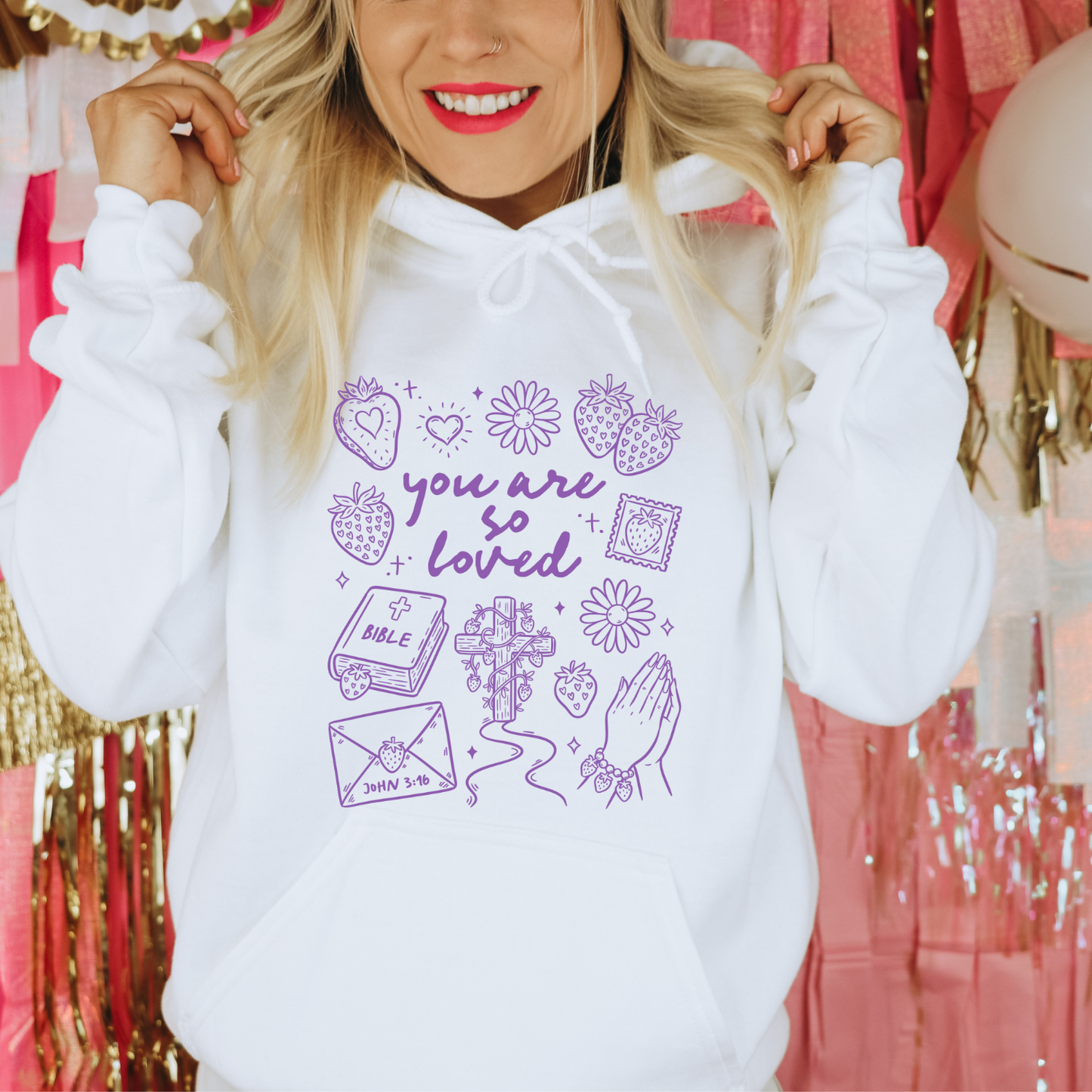 You Are So Love Purple DTF Transfer