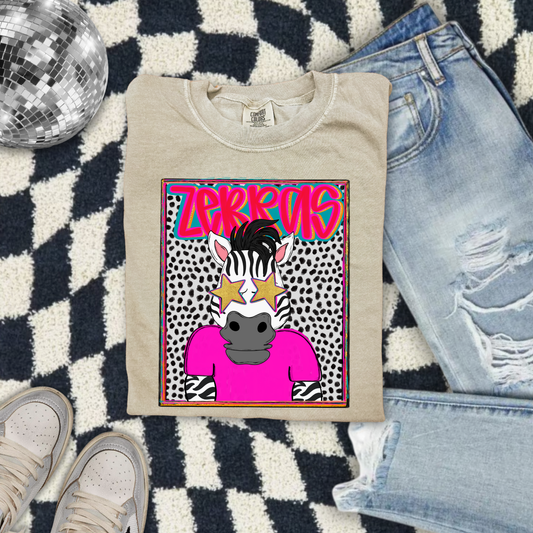 Preppy Zebras DTF Transfer