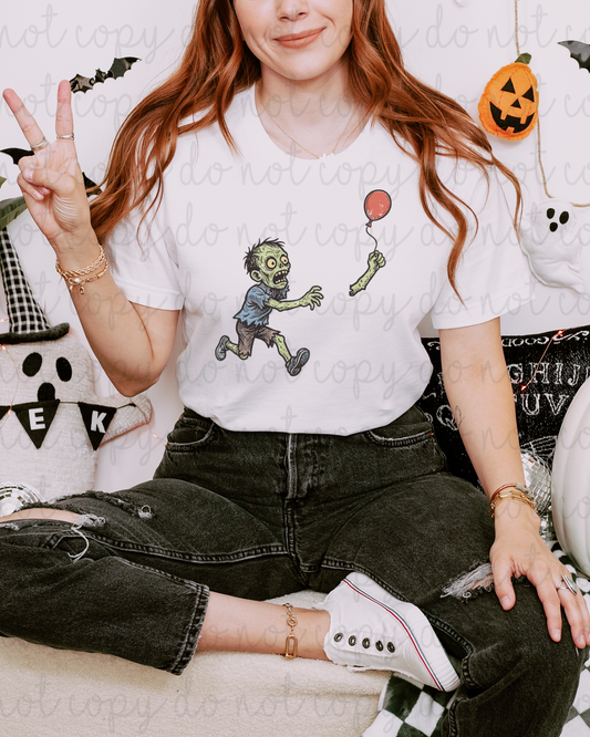 Zombie Balloon DTF Transfer